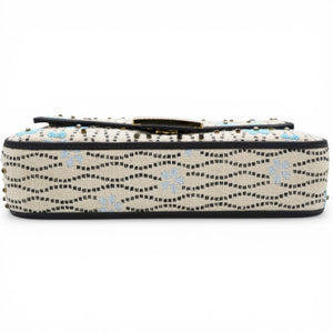 Baguette White Raffia Bag
