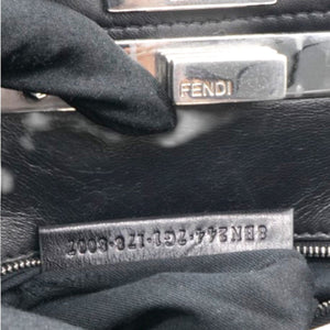 Nappa Lace Up Mini Peekaboo Iconic Satchel Black