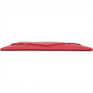 Zip Around Bug Eyes Long Wallet in Red Leather