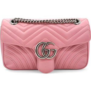 Matelasse GG Marmont Shoulder Bag Wild Rose Small