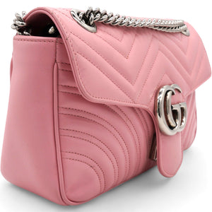 Matelasse GG Marmont Shoulder Bag Wild Rose Small