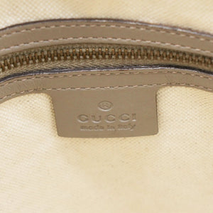 Brown/Beige GG Canvas and Leather Scarlett Interlocking G Satchel Tote