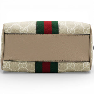 GG Supreme Dollar Web Ophidia Mini Top Handle Bag Beige