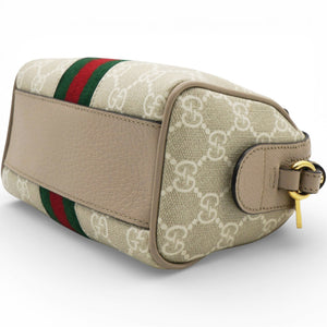 GG Supreme Dollar Web Ophidia Mini Top Handle Bag Beige