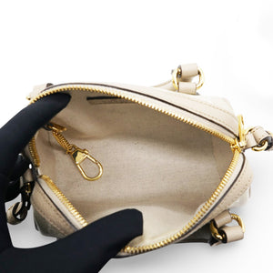GG Supreme Dollar Web Ophidia Mini Top Handle Bag Beige