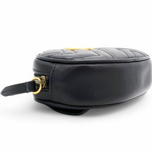Matelasse GG Marmont Belt Bag Black