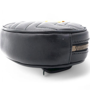 Matelasse GG Marmont Belt Bag Black