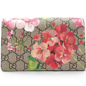 Pink/Beige GG Supremes Canvas Super Micro Blooms Dionysus Chain Bag