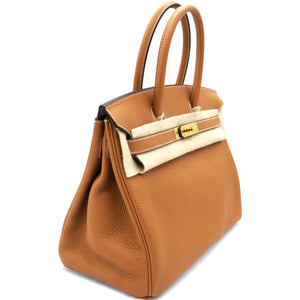 Birkin 30 Natural Sable Handbag