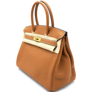 Birkin 30 Natural Sable Handbag