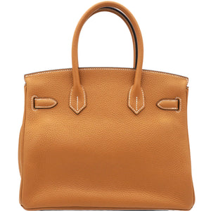 Birkin 30 Natural Sable Handbag