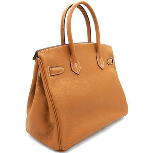 Birkin 30 Natural Sable Handbag