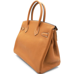 Birkin 30 Natural Sable Handbag