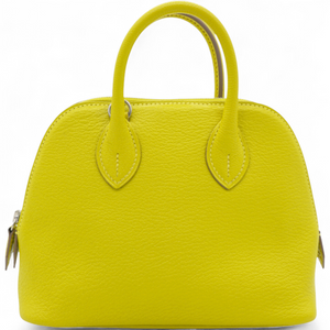 Lime Mini 1923 Bolide of Chevre Leather with Palladium Hardware