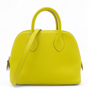 Lime Mini 1923 Bolide of Chevre Leather with Palladium Hardware