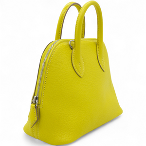 Lime Mini 1923 Bolide of Chevre Leather with Palladium Hardware