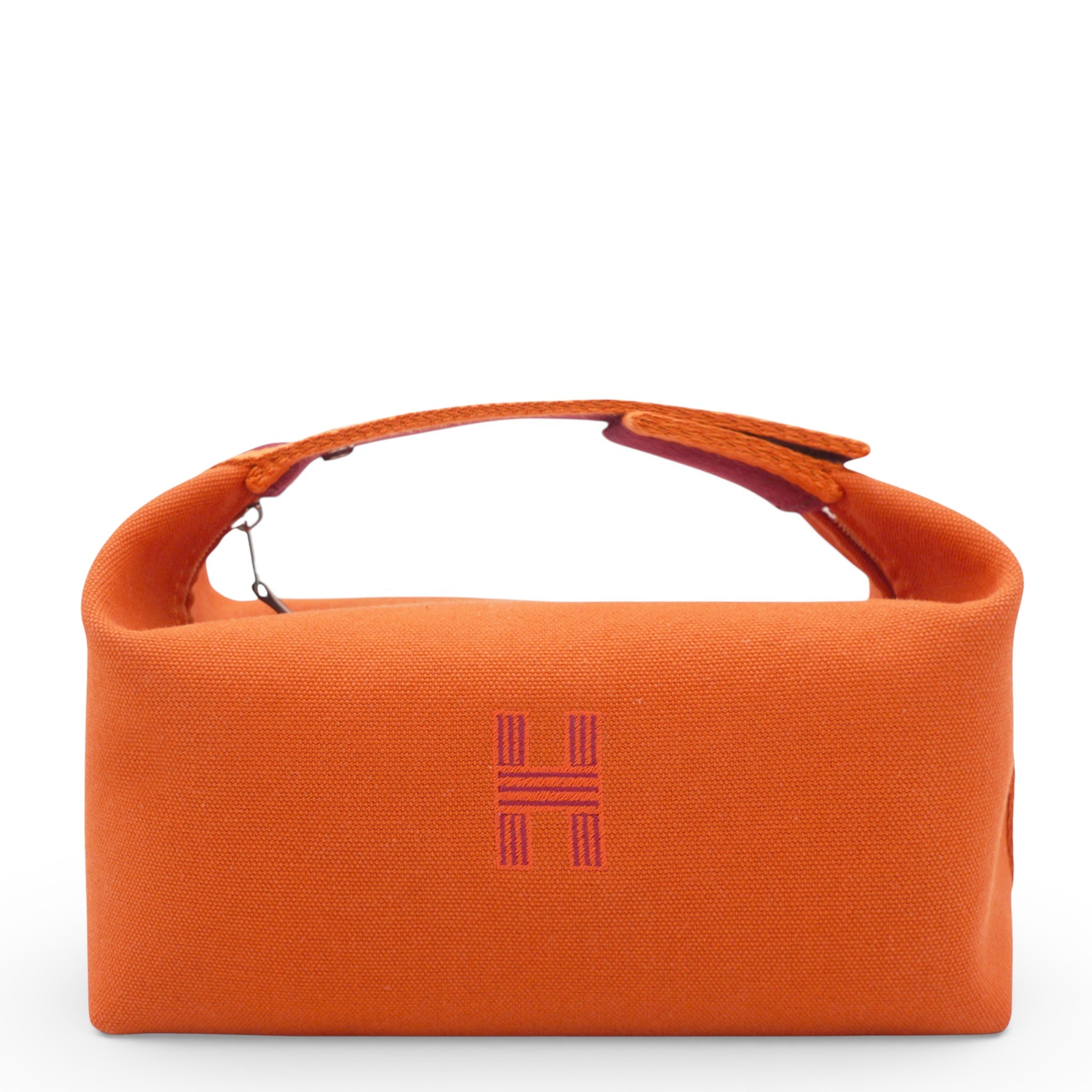 Orange Canvas Large Bride-a-Brac Bag