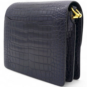 Roulis 19 Matte 78 Marine Shiny Alligator Navy