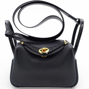 Swift Matte Alligator Mini Touch Lindy Noir Black