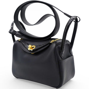 Swift Matte Alligator Mini Touch Lindy Noir Black