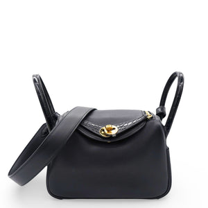 Swift Matte Alligator Mini Touch Lindy Noir Black