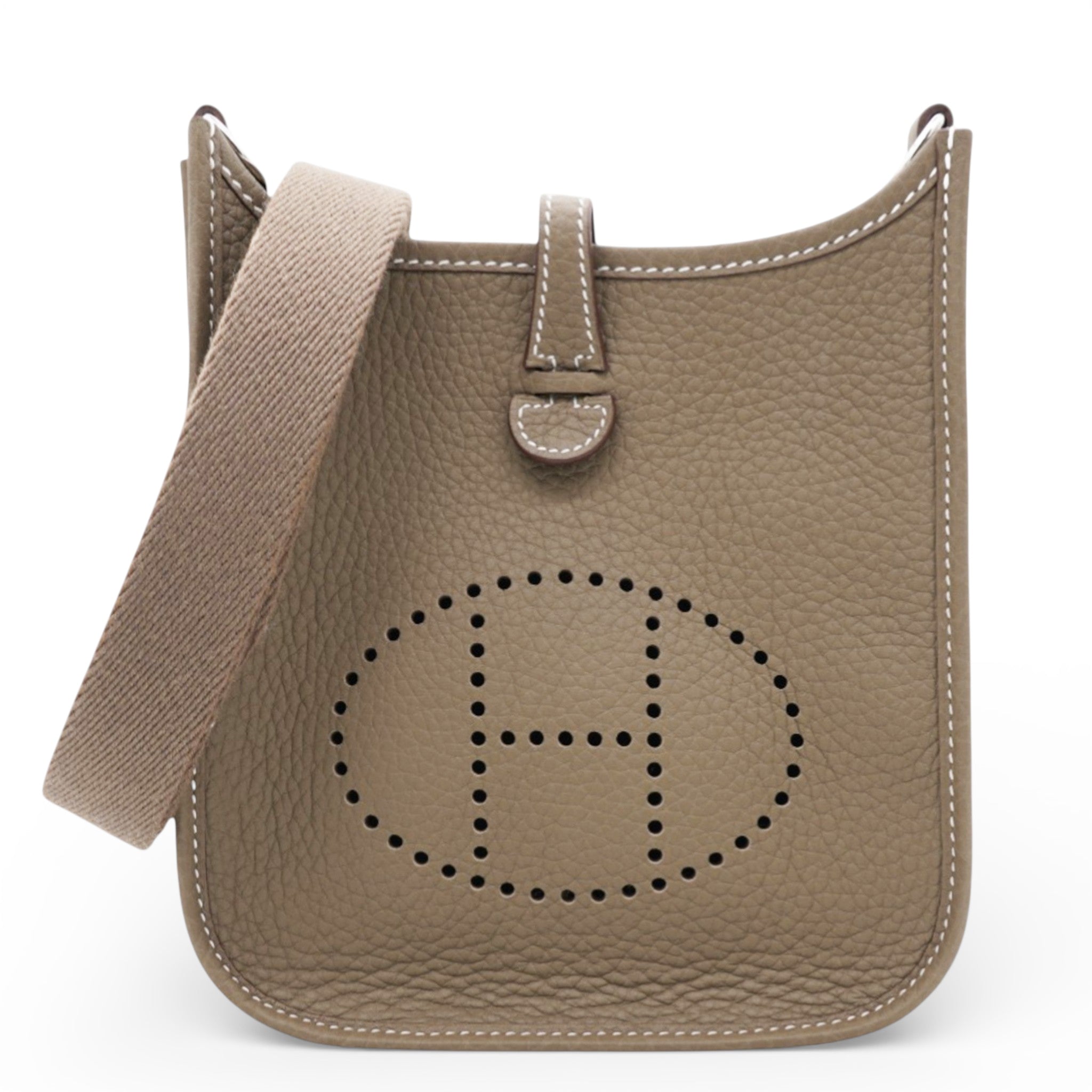 Taurillon Clemence Mini Evelyne Etoupe