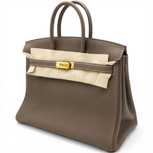 Togo Birkin 25 Etoupe Top Handles
