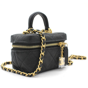 Mini Caviar Vanity Case