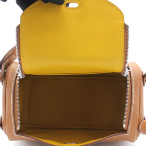 Gold/9D Swift Leather Mini Lindy 20 Bag