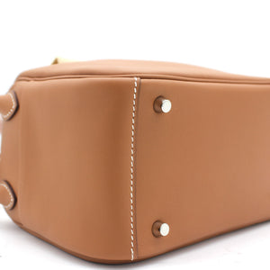 Gold/9D Swift Leather Mini Lindy 20 Bag