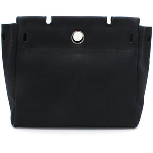 Black, Beige Canvas and Leather 2-in-1 Herbag 31