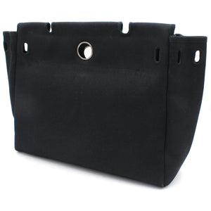 Black, Beige Canvas and Leather 2-in-1 Herbag 31
