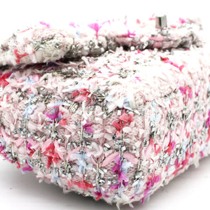 Classic Single Mini Flap Bag Quilted Tweed and Ribbon