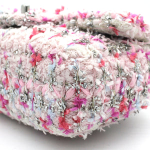 Classic Single Mini Flap Bag Quilted Tweed and Ribbon