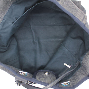 Denim Medium Deauville Tote Dark Blue