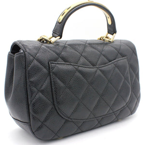 Caviar Carry Around Flap Bag Black