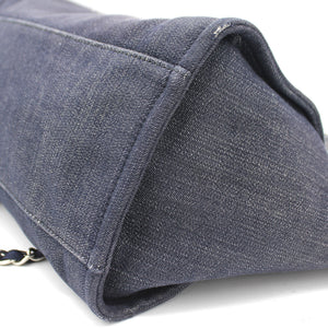 Denim Medium Deauville Tote Dark Blue