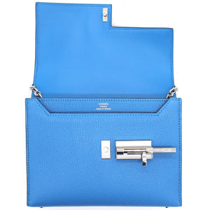Chevre Mini Verrou Chaine Bag Blue