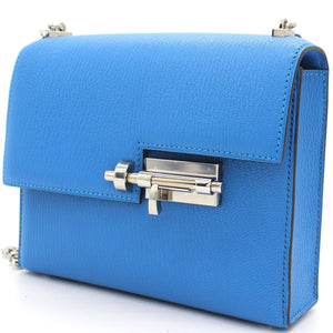 Chevre Mini Verrou Chaine Bag Blue