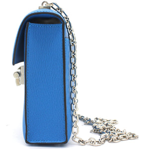 Chevre Mini Verrou Chaine Bag Blue