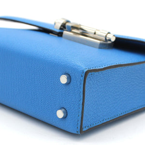 Chevre Mini Verrou Chaine Bag Blue