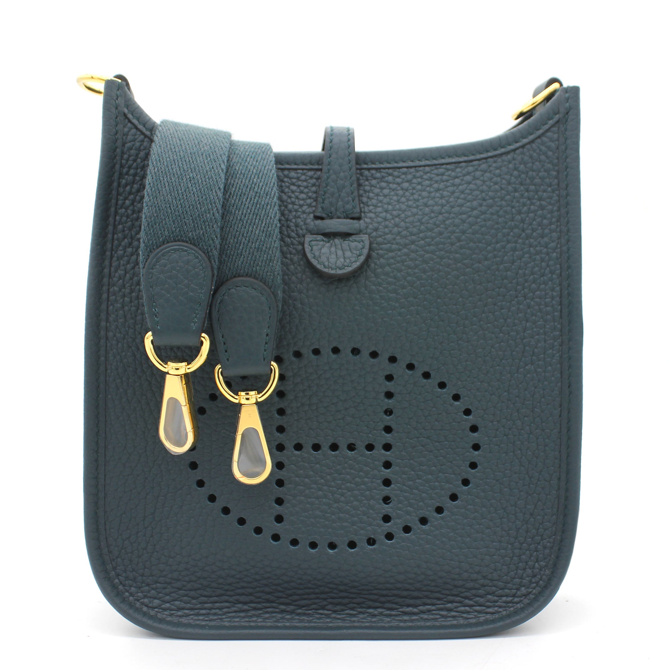 Mini Evelyne TPM shoulder bag Vert Cypres