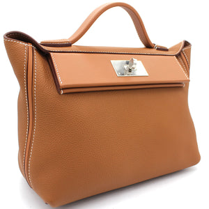Togo and Swift Leather 24/24 35 Bag Gold 37