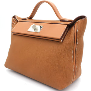 Togo and Swift Leather 24/24 35 Bag Gold 37