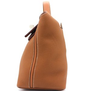 Togo and Swift Leather 24/24 35 Bag Gold 37