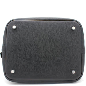 Togo Leather Picotin Lock MM Bag 22 Noir