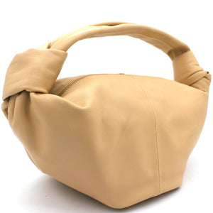 Nappa Mini Double Knot Bag Almond