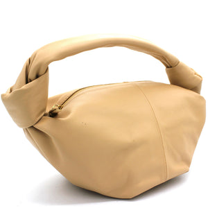 Nappa Mini Double Knot Bag Almond