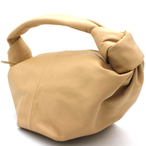 Nappa Mini Double Knot Bag Almond