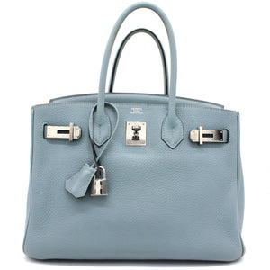 Togo Leather Birkin 30 Blue